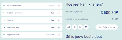 hoeveel kan ik hypotheek